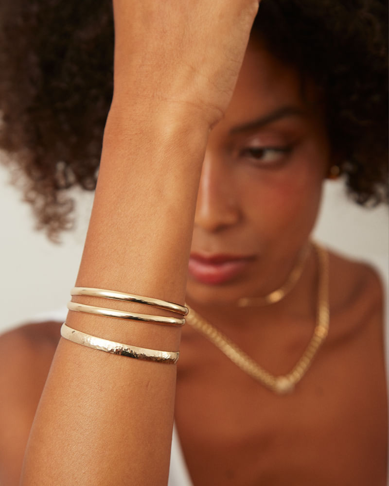 pulseira aro duplo banho ouro 18k-1
